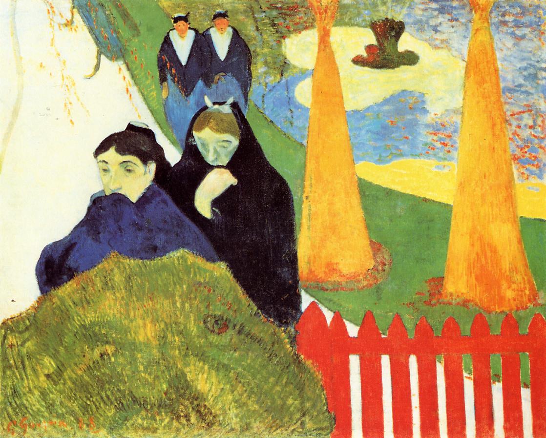 Old Women at Arles - Paul Gauguin Painting